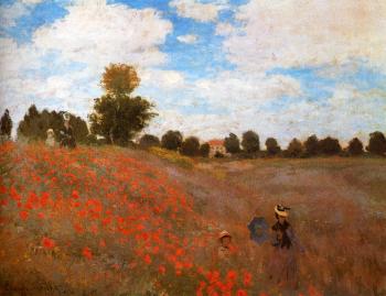 尅勞德 莫奈 Wild Poppies, Near Argenteuil